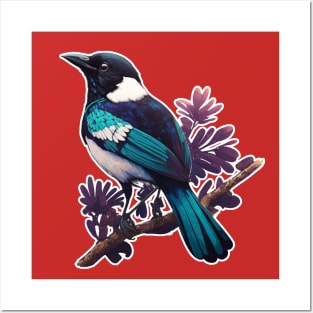 Magpie Posters and Art